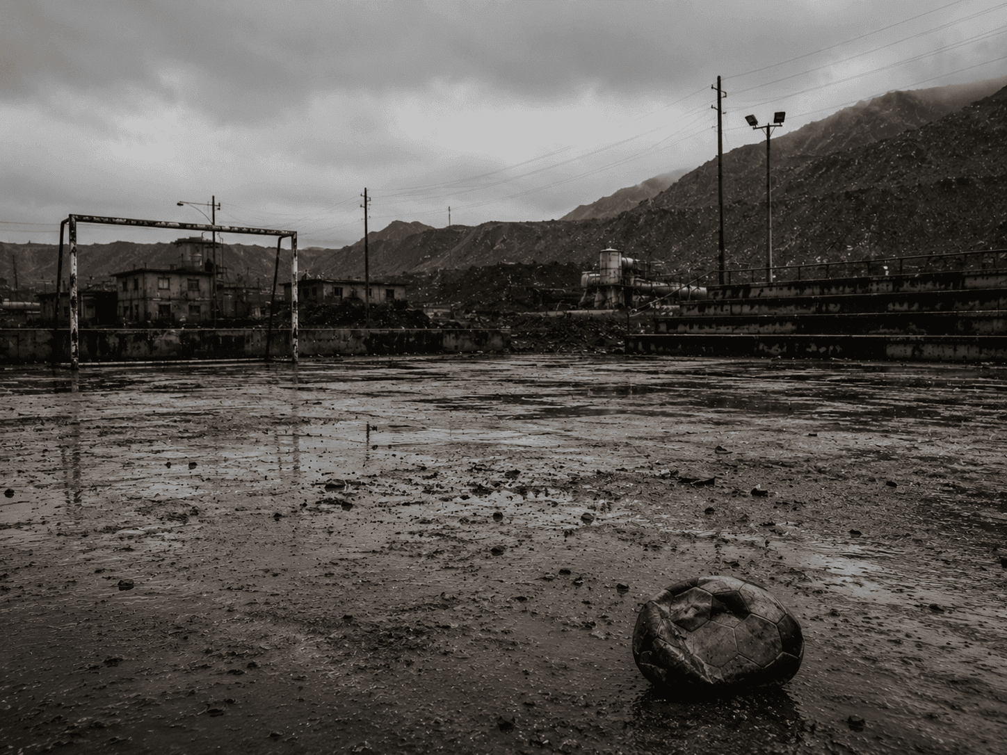 Comunidad rural impactada por la actividad industrial cercana